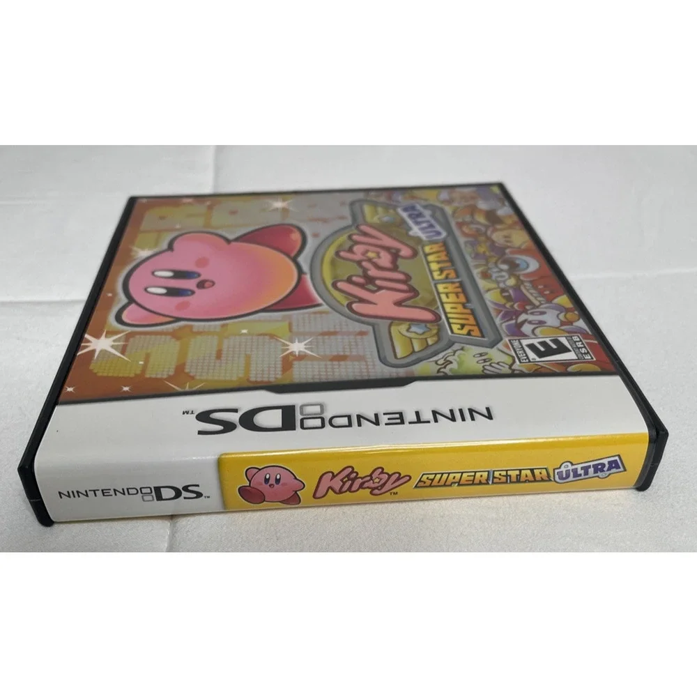 Nintendo DS Kirby Super Star Ultra Empty Case Manual Inserts Authentic OEM No Ga